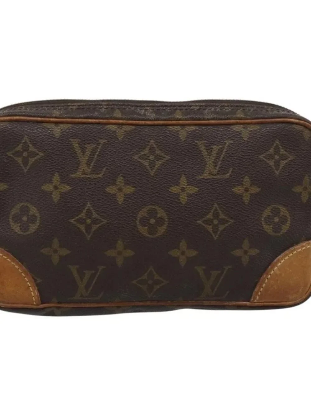 LOUIS VUITTON Monogram Marly Dragonne PM Clutch Bag M51827 LV Auth BA13571